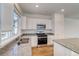 Modern kitchen with stainless steel appliances and granite countertops at 23881 E 40Th Ave, Aurora, CO 80019