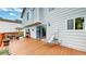 Outdoor deck perfect for lounging with outdoor chairs and plants with backyard views at 13307 Humboldt Dr, Thornton, CO 80241