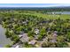 Aerial view shows proximity to Crown Hill Park at 3400 Garland St, Wheat Ridge, CO 80033