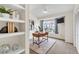 Bright office space featuring a window and built in shelving with a ceiling fan and plenty of light at 1862 Mallard Dr, Superior, CO 80027