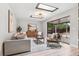 Inviting living room features modern decor, light wood floors, and large windows providing ample light at 4682 Chatham St, Boulder, CO 80301