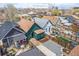 Aerial view of the neighborhood at 3306 N Gilpin St, Denver, CO 80205