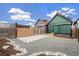 Backyard area with fence and rock landscaping at 3306 N Gilpin St, Denver, CO 80205