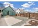 Backyard area with fence and rock landscaping at 3306 N Gilpin St, Denver, CO 80205