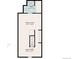 Floor plan showcases an open layout featuring a hall, a bathroom, and two bonus rooms at 3306 N Gilpin St, Denver, CO 80205
