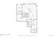 Floor plan showcasing a finished basement, kitchen, bedrooms, bathroom, and unfinished storage spaces at 10153 Pagosa St, Commerce City, CO 80022