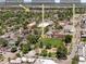 Stunning aerial view showcases property proximity to Berkeley Park, Cesar Chavez Park and Tennyson Street shops and restaurants at 3957 Utica St, Denver, CO 80212
