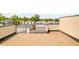 Spacious rooftop deck with sleek railings and panoramic views of the neighborhood at 3957 Utica St, Denver, CO 80212