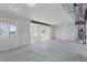 Unfinished basement space with sealed windows, offering a blank canvas for customization and future living space at 13326 Blue Amber Ct, Parker, CO 80134