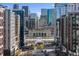 Panoramic city view highlighting Union Station framed by modern architecture at 1750 Wewatta St # 1301, Denver, CO 80202