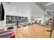Spacious gym featuring a treadmill, ellipticals and windows providing city views at 1750 Wewatta St # 1301, Denver, CO 80202
