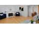 Elegant living room featuring a white fireplace and comfortable seating at 2500 Locust St, Denver, CO 80207