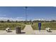 Well-maintained soccer fields under a clear blue sky, perfect for sports and recreation at 22017 E 39Th Pl, Aurora, CO 80019