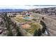 Community park showcasing a baseball field, running track, and tennis courts at 12368 W Nevada Pl # 303, Lakewood, CO 80228