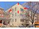 Corner unit with South facing views on a quiet street of a multi-Gathering apartment building at 1175 N Emerson St # 308, Denver, CO 80218