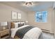 This bedroom is well-lit with a large window and tastefully decorated at 336 N Grant St # 412, Denver, CO 80203