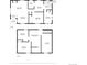 Detailed floor plan showcasing the layout of the home, including room dimensions and relationships between spaces at 4518 Elm Ct, Denver, CO 80211
