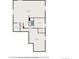 Basement floor plan featuring a recreation room, bedroom, bath, storage and WIC, great for flexible living at 3480 Mount Powell Dr, Broomfield, CO 80023