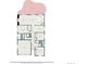 Detailed floor plan highlighting the home's layout with dimensions for each room and garage at 3480 Mount Powell Dr, Broomfield, CO 80023