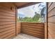 Private balcony with views of the neighborhood, providing a serene outdoor living space at 4285 S Salida Way # 17, Aurora, CO 80013
