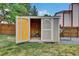 Outdoor storage shed for tools and equipment at 3973 S Joplin Way, Aurora, CO 80013