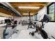 Home gym featuring various exercise machines for a complete workout experience at 922 W Wolfensberger Rd, Castle Rock, CO 80109