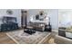 Cozy living room features a comfortable sofa, stylish rug, and tasteful decorations at 12278 Stone Timber Ct, Parker, CO 80134