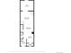 First floor plan showing a living room, dining area, kitchen, laundry, and patio at 1055 Milo Cir # A, Lafayette, CO 80026