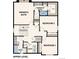 Floorplan of upper level featuring Owner's Suite, bedrooms 2 & 3, bath 2, laundry, and linen closets at 19079 E 94Th Pl, Commerce City, CO 80022