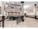 A stylish building lobby featuring a seating area, sleek finishes, and lofted space at 720 16Th St # 207, Denver, CO 80202