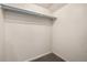 Walk in closet with metal rack to organize all of your clothing at 5300 E Cherry Creek South Dr # 324, Denver, CO 80246