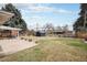 A sprawling backyard with a shed, providing ample space for outdoor enjoyment at 6576 S Lincoln St, Centennial, CO 80121