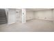 Spacious basement area with neutral carpet, recessed lighting, and an open layout, perfect for customization at 6576 S Lincoln St, Centennial, CO 80121