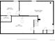 Basement floor plan featuring a recreation room, bedroom, and utility room at 9265 Buttonhill Ct, Highlands Ranch, CO 80130