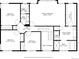 Floor plan of the house showing the layout on the second floor at 9265 Buttonhill Ct, Highlands Ranch, CO 80130