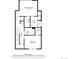 Upper level floor plan with primary bedroom and bath at 1810 Julian St # 105, Denver, CO 80204