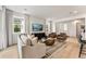 Inviting living room with large windows, hardwood flooring, and comfortable furniture at 3381 N Denali St, Aurora, CO 80019