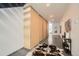 Hallway with built-in storage and stylish decor at 3850 Vallejo St, Denver, CO 80211