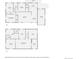 Full home floor plan including basement and first floor. Measurements are included at 1860 W Crestline Dr, Littleton, CO 80120