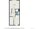Here is a floor plan showing the Utility, Hall, Bathroom and Bedroom with dimensions of each area of the home at 10298 W Dartmouth Ave, Lakewood, CO 80227