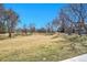 Expansive open space with mature trees and clear blue skies at 8335 Fairmount Dr # 102, Denver, CO 80247