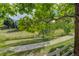 A peaceful view of lush landscape including a walkway, green grass, and trees, creating a serene and inviting environment at 10032 Astoria Ct, Lone Tree, CO 80124