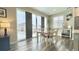 Dining area with table and chairs near sliding glass doors at 3734 Makley Cir, Castle Rock, CO 80104