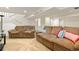 Finished basement with comfortable seating and ample space at 2650 S Vaughn Way # B, Aurora, CO 80014