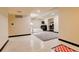 Finished basement area with TV, desk and chair, and a cozy bed area at 10059 Granite Hill Dr, Parker, CO 80134