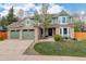 Charming two-story home featuring a three-car garage and well-maintained landscaping at 10059 Granite Hill Dr, Parker, CO 80134