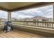 Private balcony with a gas grill and community view at 12912 Ironstone Way # 302, Parker, CO 80134