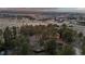 Aerial view showcasing house, landscape, and city views at 7076 Inspiration Dr, Parker, CO 80138
