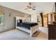 Spacious main bedroom with vaulted ceilings, natural light, and en-suite access at 13330 York Way, Thornton, CO 80241