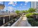 Beautiful rooftop deck includes lush landscaping, walkways and stunning city views at 1750 Wewatta St # 627, Denver, CO 80202
